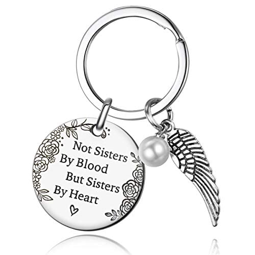 Best Friend Gift You/'re my person Christmas Sisters by Heart Sisters Present Keyring BFF gift Bestie Gift Best Friend Keychain